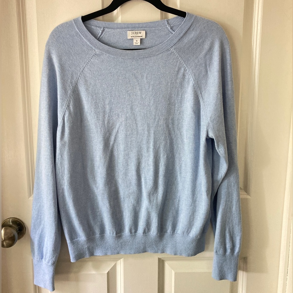 Light Blue J. Crew Crewneck Sweater, S
